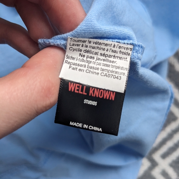 WELL KNOWN STUDIOS Tee Shirt for Men in size Small. 100% Cotton. NWT - Picture 10 of 10
